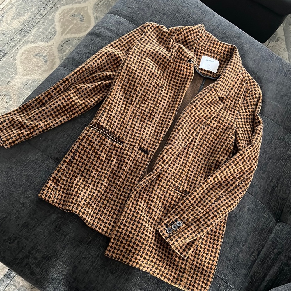 Houndstooth Blazer. Worn once.